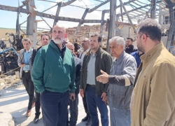 بازدید معاون استاندار اصفهان از منطقه صنعتی دولت آباد